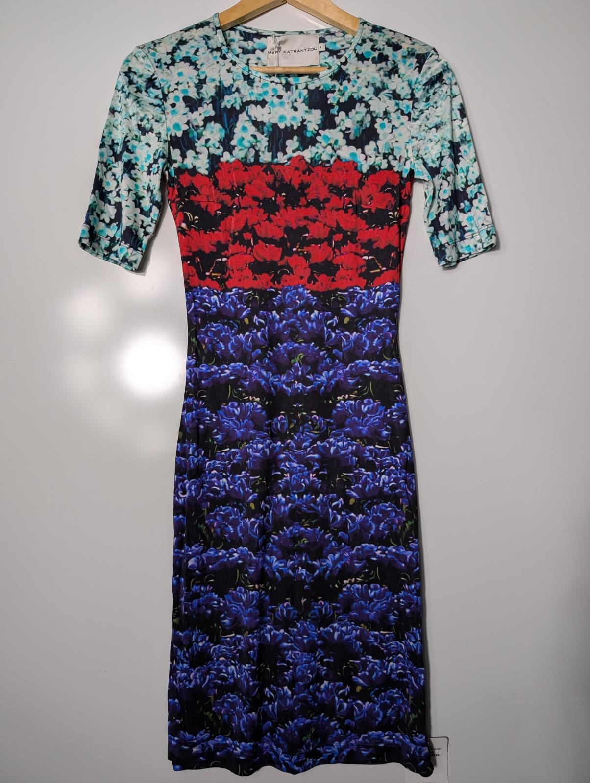 Mary Katrantzou Floral Print Silk Jersey Dress - Size S - Image 3