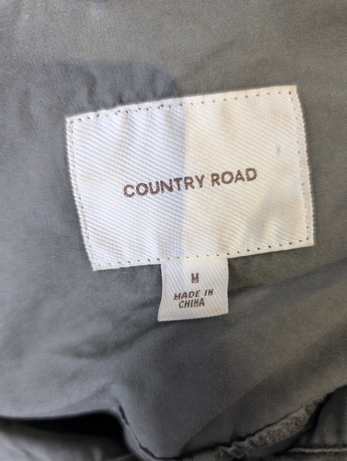 Country Road Women's Utility Parka Jacket Olive Green Size M - Image 4