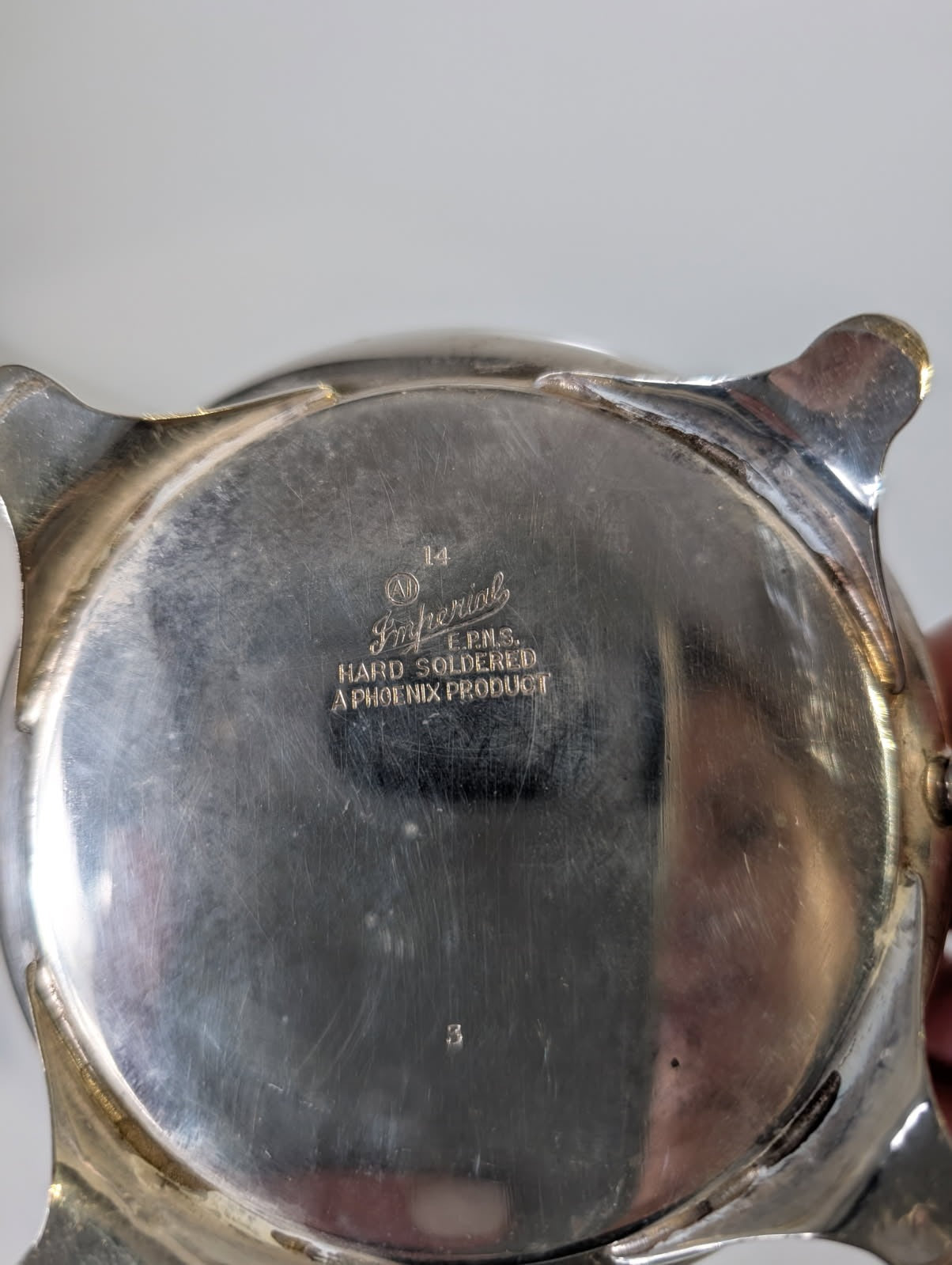 Vintage Imperial EPNS Silver Plated Creamer Pitcher - A Phoenix Product - Image 3