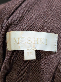 Meshki Knit Cut-Out Maxi Dress Brown Size XS - Image 3