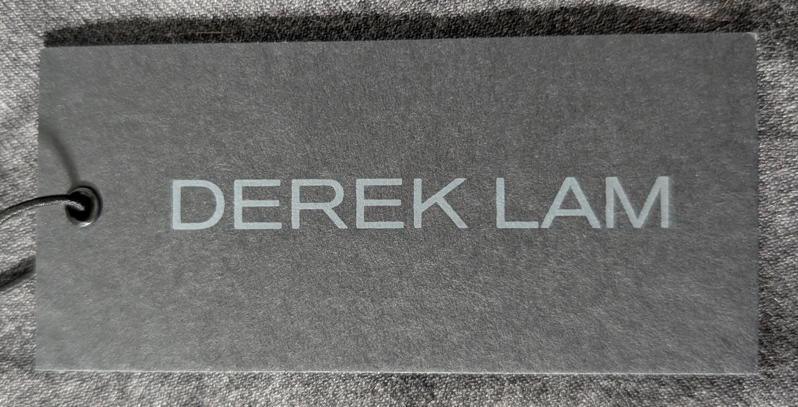 Derek Lam Virgin Wool Shift Dress - Banker Grey Size 38 - Image 3