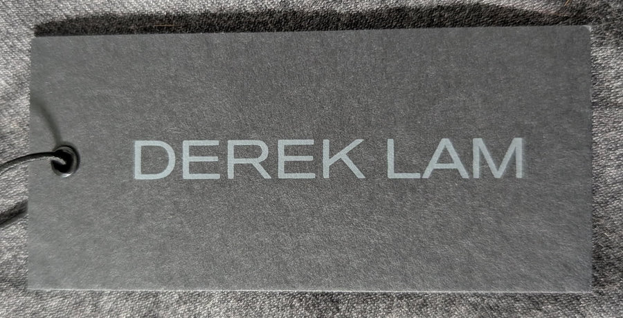 Derek Lam Virgin Wool Shift Dress - Banker Grey Size 38 - Image 3