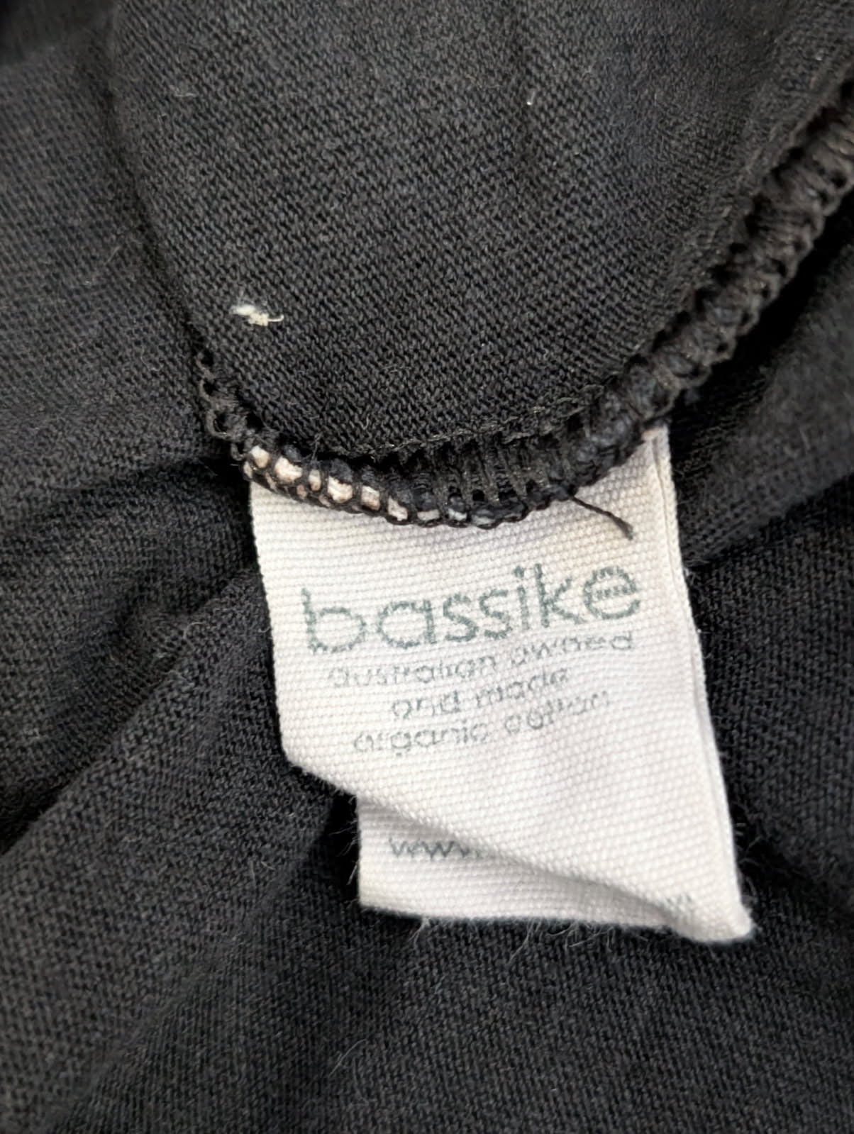Bassike Black Organic Cotton T-Shirt Dress - Size XS - Image 3