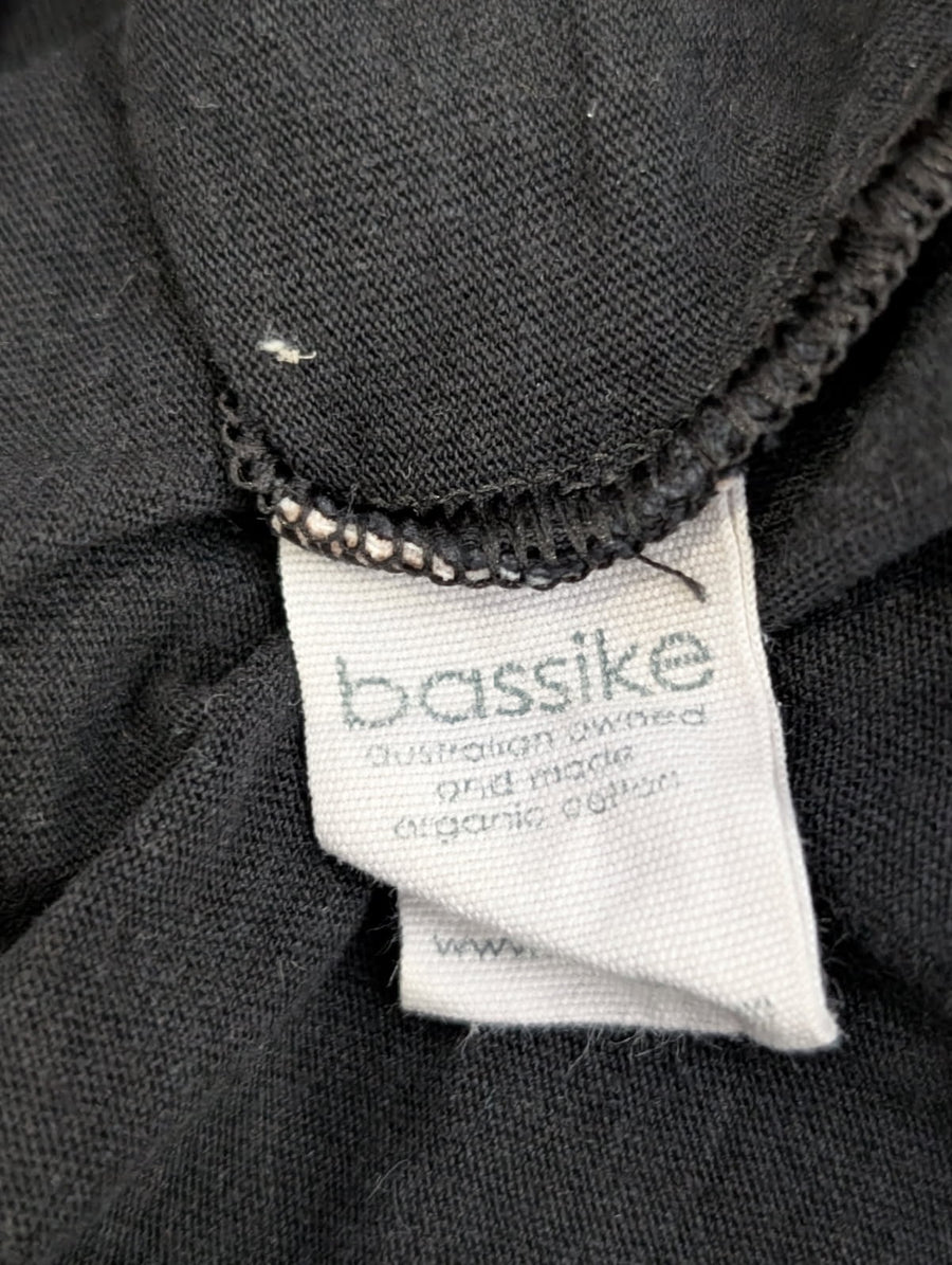 Bassike Black Organic Cotton T-Shirt Dress - Size XS - Image 3