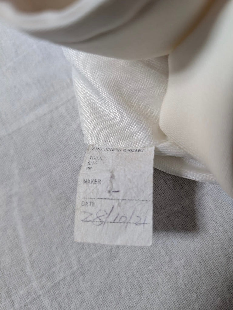 Ginger & Smart Longline Coat Cream With Gold Chain Detail - Image 4