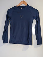 Ultra Compression Long Sleeve Shirt - Navy Blue Youth Size M - Image 1