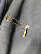 Basler Weekend Wool and Suede Zip-Up Jacket Navy EU 38 UK 12 - Image 3