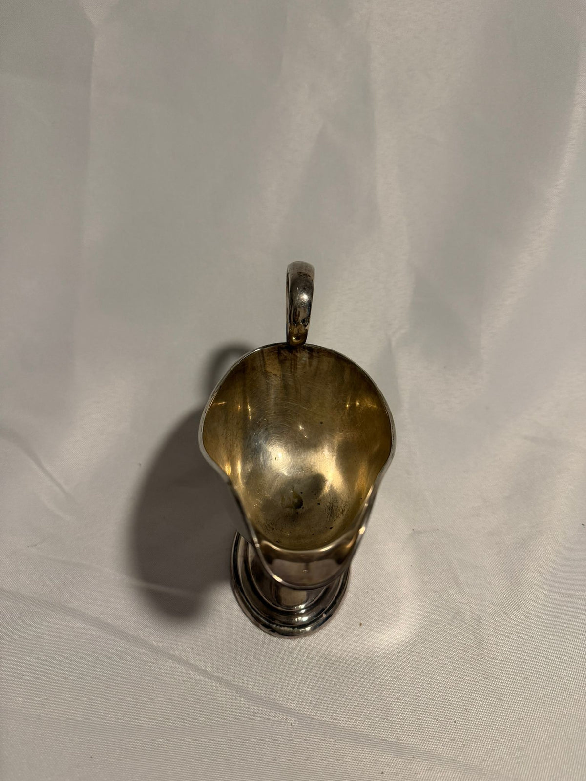 Vintage Silver-Plated Gravy Boat Pedestal Base - Image 3