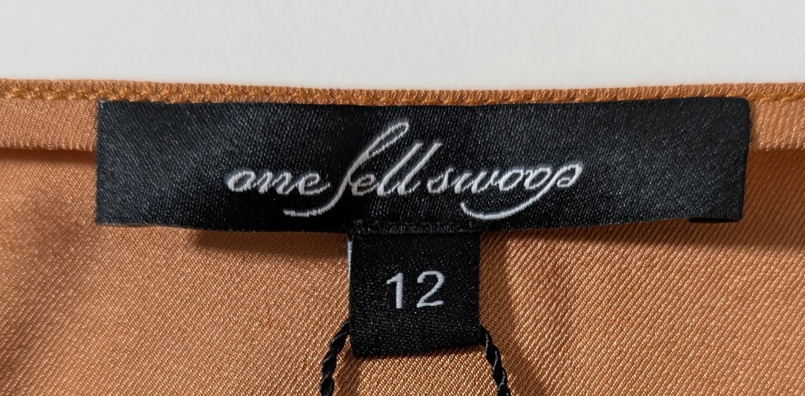 One Fell Swoop Roisin Mini Dress - Honey Size 12 - Image 3