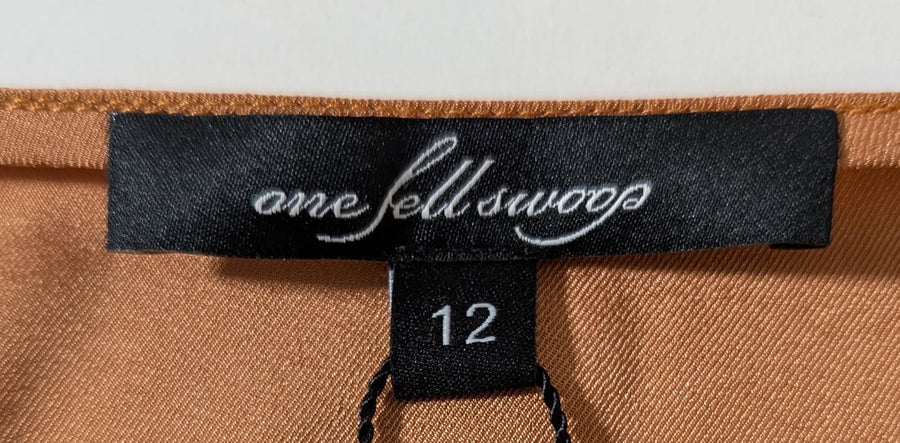 One Fell Swoop Roisin Mini Dress - Honey Size 12 - Image 3