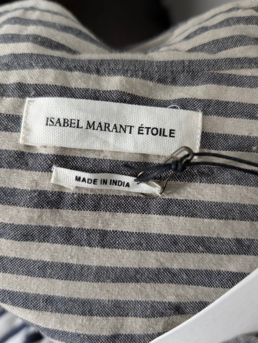 Isabel Marant Étoile Striped Button-Down Shirt - Size 36 - Image 4