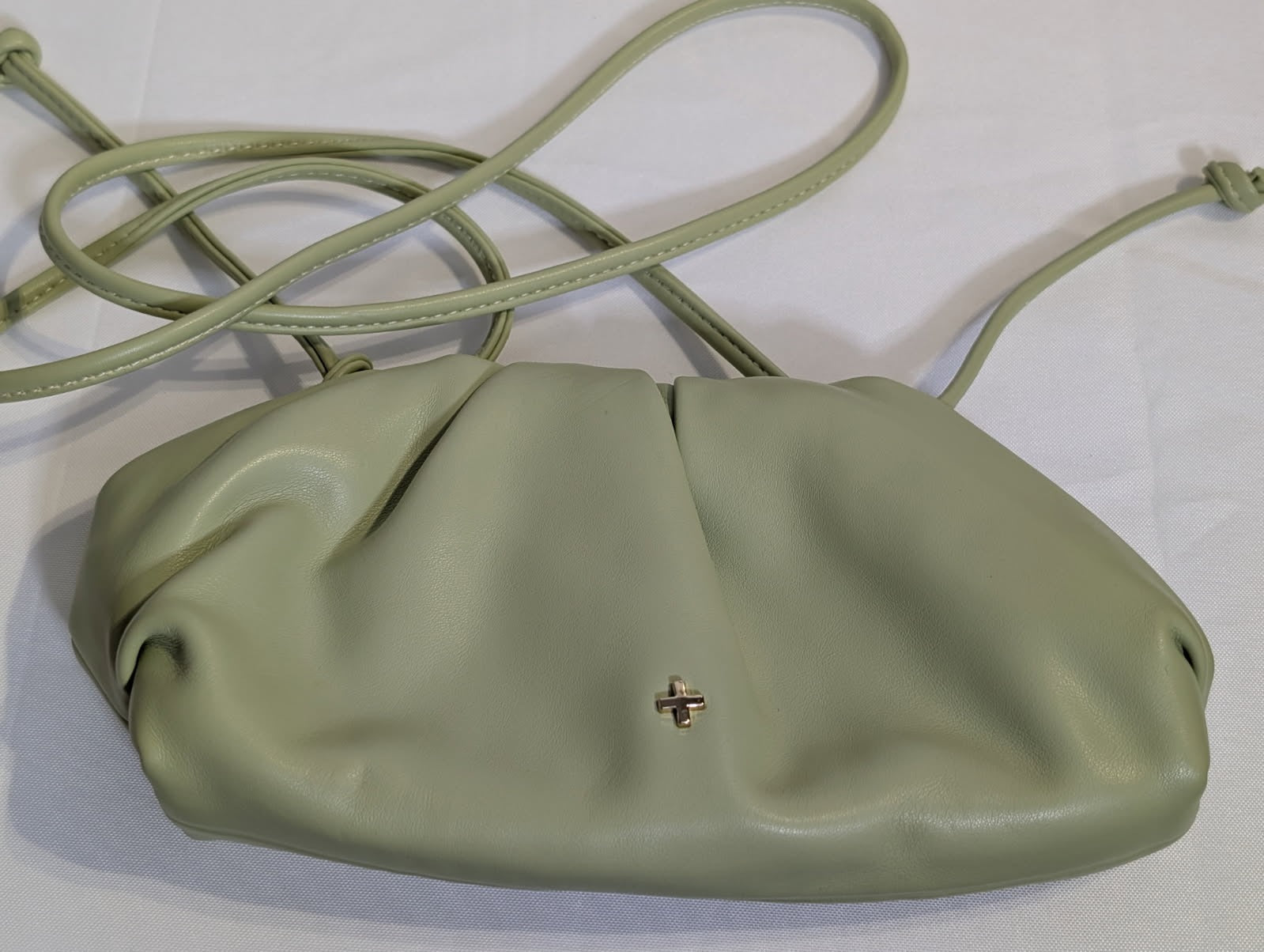 Peta + Jain Mini Pouch Crossbody Bag Sage Green - Image 3