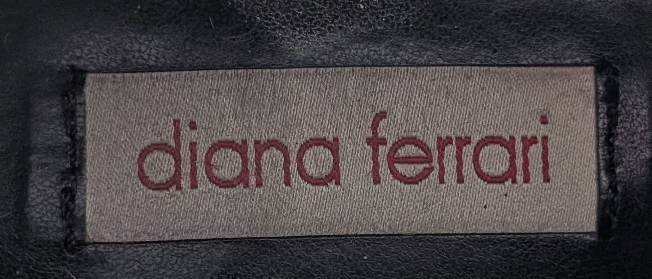 Diana Ferrari Leopard Print Calf Hair Kitten Heel Ankle Boots - Size 9.5 - Image 4