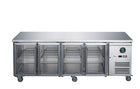 FED-X Commercial 4-Door Stainless Steel Under-Counter Fridge 553L - Image 3