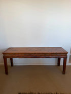 Antique Chinese Elm Wood Altar Table Rustic Console Bench Hall Table - Image 3