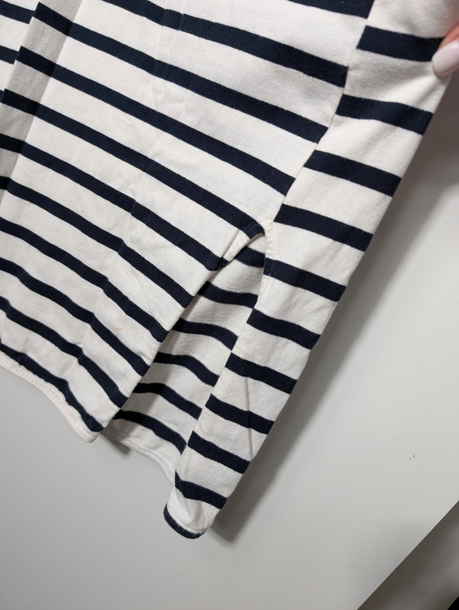 Bassike Women's Long Sleeve Striped Midi Dress Size XS - Image 3
