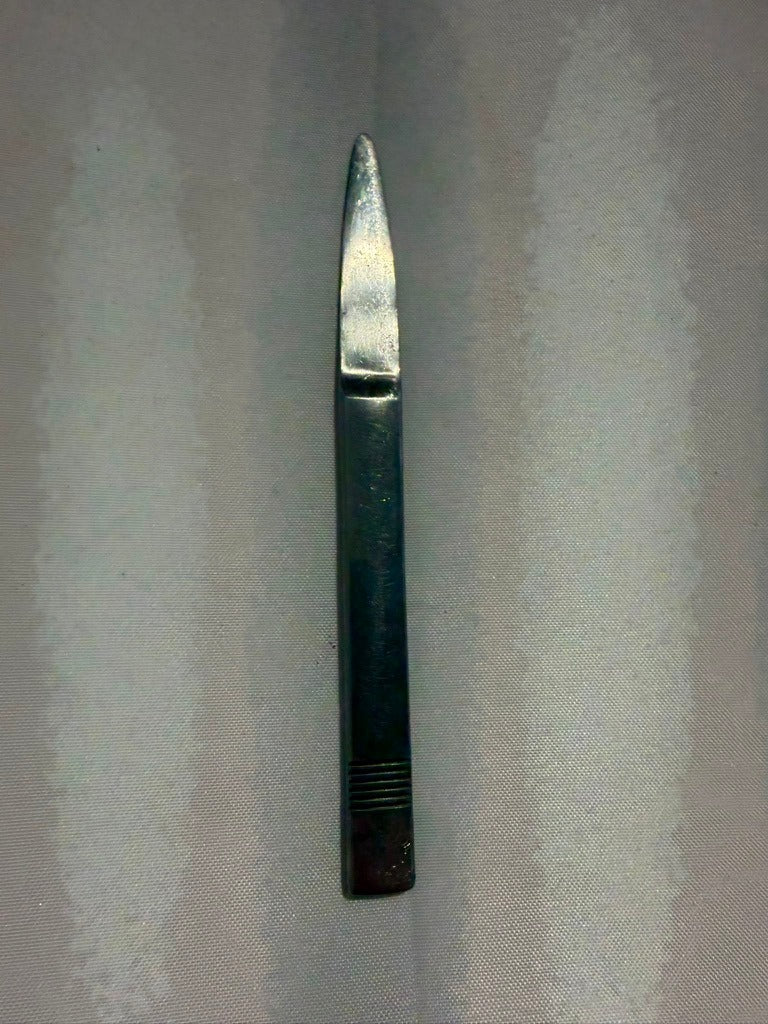 Vintage Stainless Steel Letter Opener Minimalist Design - Image 3