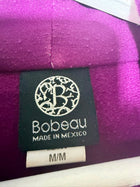 Bobeau Women's Asymmetrical Button-Front Cardigan Purple Size M - Image 3
