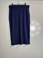 Mela Purdie Midi Skirt Navy Size XS - Image 1