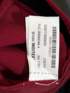Zara High-Waisted Wide-Leg Trousers Burgundy Women's Size M - Image 3