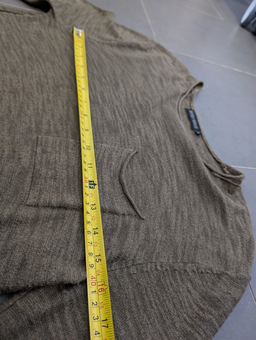 Antony Morato Men's Long Sleeve Crew Neck Pocket Sweater - Olive Green Size S - Image 3