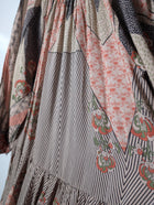 Mes Demoiselles Paris Iconoclaste Patchwork Maxi Dress Multicolour FR 38 - Image 3