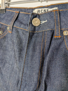 Acne Studios Needle Raw Denim Jeans Dark Indigo 27/32 - Image 3