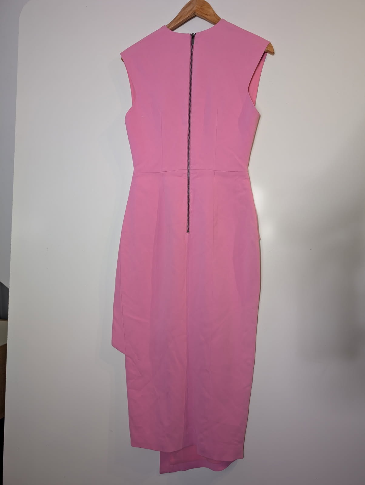 Ginger & Smart Pink Sleeveless Midi Dress - Size 8 - Image 4
