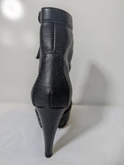 Proenza Schouler Black Leather Platform Ankle Boots - Size EU 38.5 - Image 3