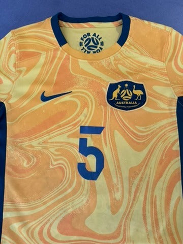 Nike Australia 2023 Women's World Cup Home Jersey - Size Small - Image 3