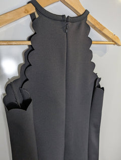 Banana Republic Black Scalloped Mini Dress - Sleeveless - Image 4