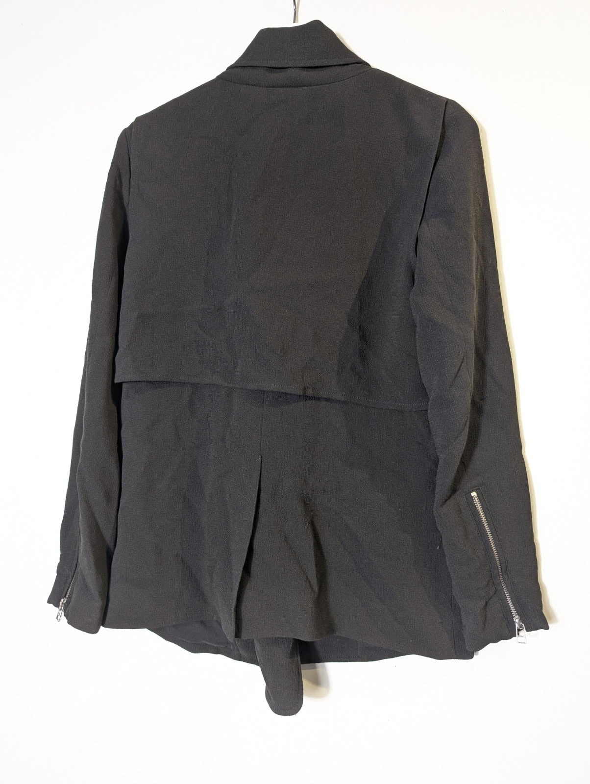 Wilfred Moto Jacket Black Zip Detail Women's XXS - Image 3