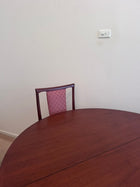  Authentic Parker  Mid-Century Modern Dining Table & Chairs Set Walnut Extension - Image 3