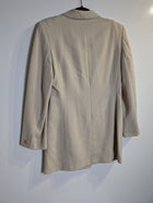 Grace Collection Vintage Blazer Beige Pure Wool UK 10 - Image 3