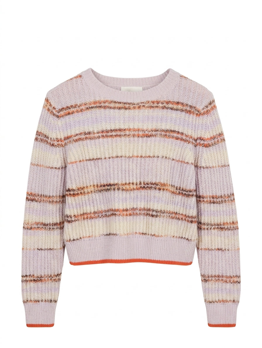 Jag Ribbed Knit Striped Sweater - Women's XXS - Image 1