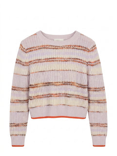 Jag Ribbed Knit Striped Sweater - Women's XXS - Image 1