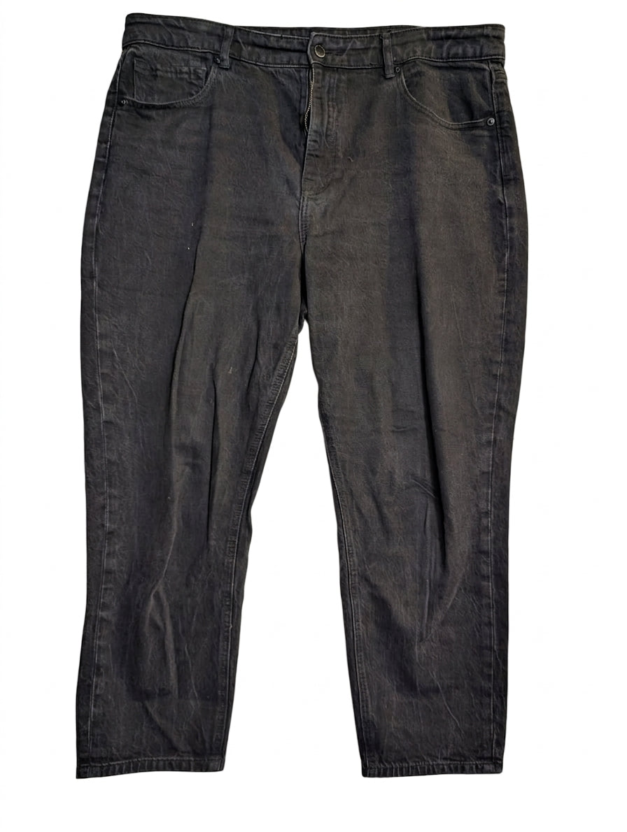 Commonry The Cropped Girlfriend Jean Black Women's Size 16 - Image 1