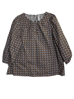 Commonry Geometric Print Blouse Women's Size 12 - Image 1