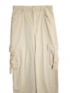 Cotton On Boyfriend Super Baggy Cargo Pants Cream Size 30 - Image 1