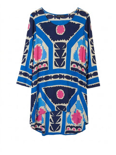 Mister Zimi Printed High-Low Tunic Dress Size 12 - Image 1