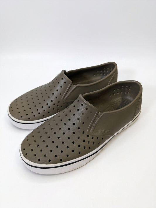 Native Shoes Jefferson Slip-On Kids Olive Green Water Shoes - Image 1