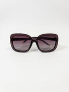 Chanel 54024 C65 Sunglasses Quilted Frame Dark Purple 57-19-138 - Image 1