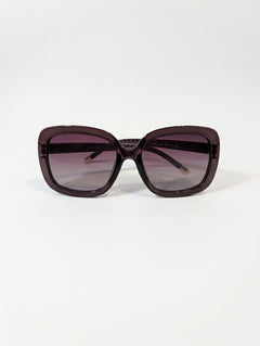Chanel 54024 C65 Sunglasses Quilted Frame Dark Purple 57-19-138 - Image 1