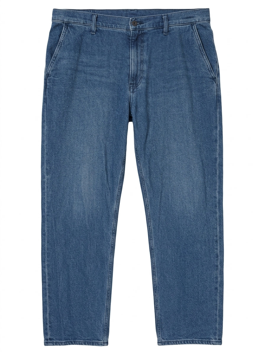 Uniqlo Jeans - Men's Blue Denim Straight Leg Size XL - Image 1