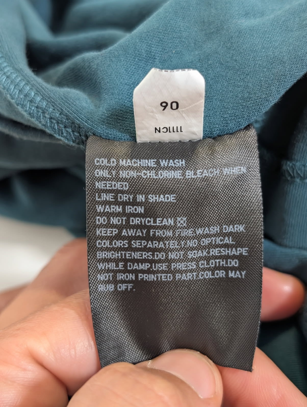 Uniqlo U Crew Neck T-Shirt Dark Green Size S - Image 3
