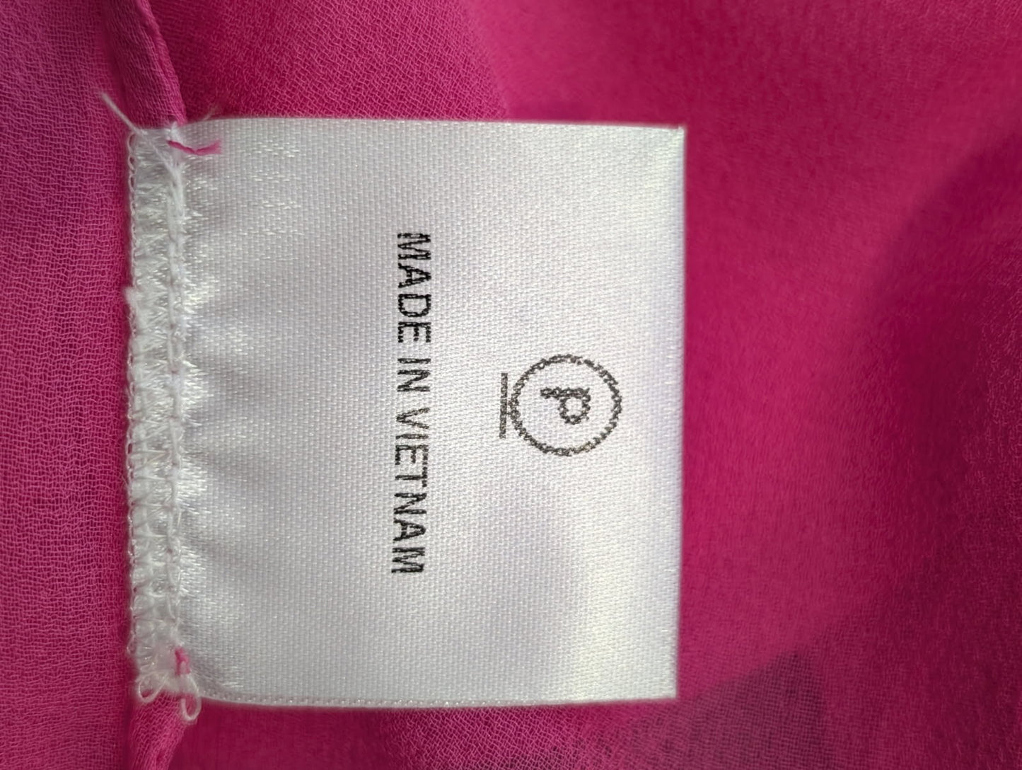 Arlington Milne Hot Pink Sheer Silk Blouse - Size M - Image 5