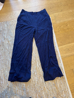 SABA Navy Blue Viscose Trousers - Image 8