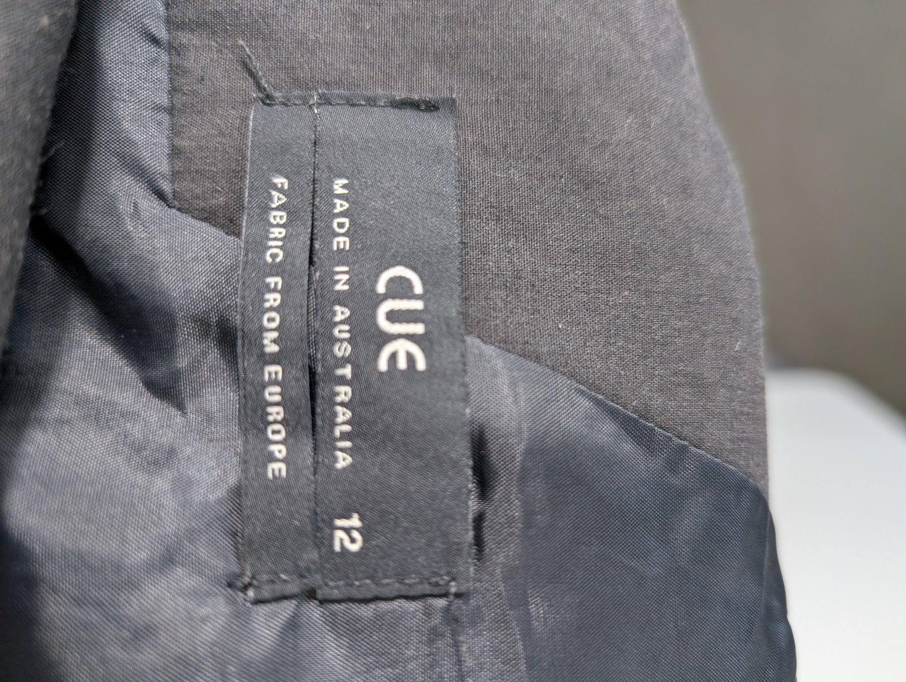 Cue Sleeveless Textured Fit and Flare Dress Grey Women's AU 12 - Image 6