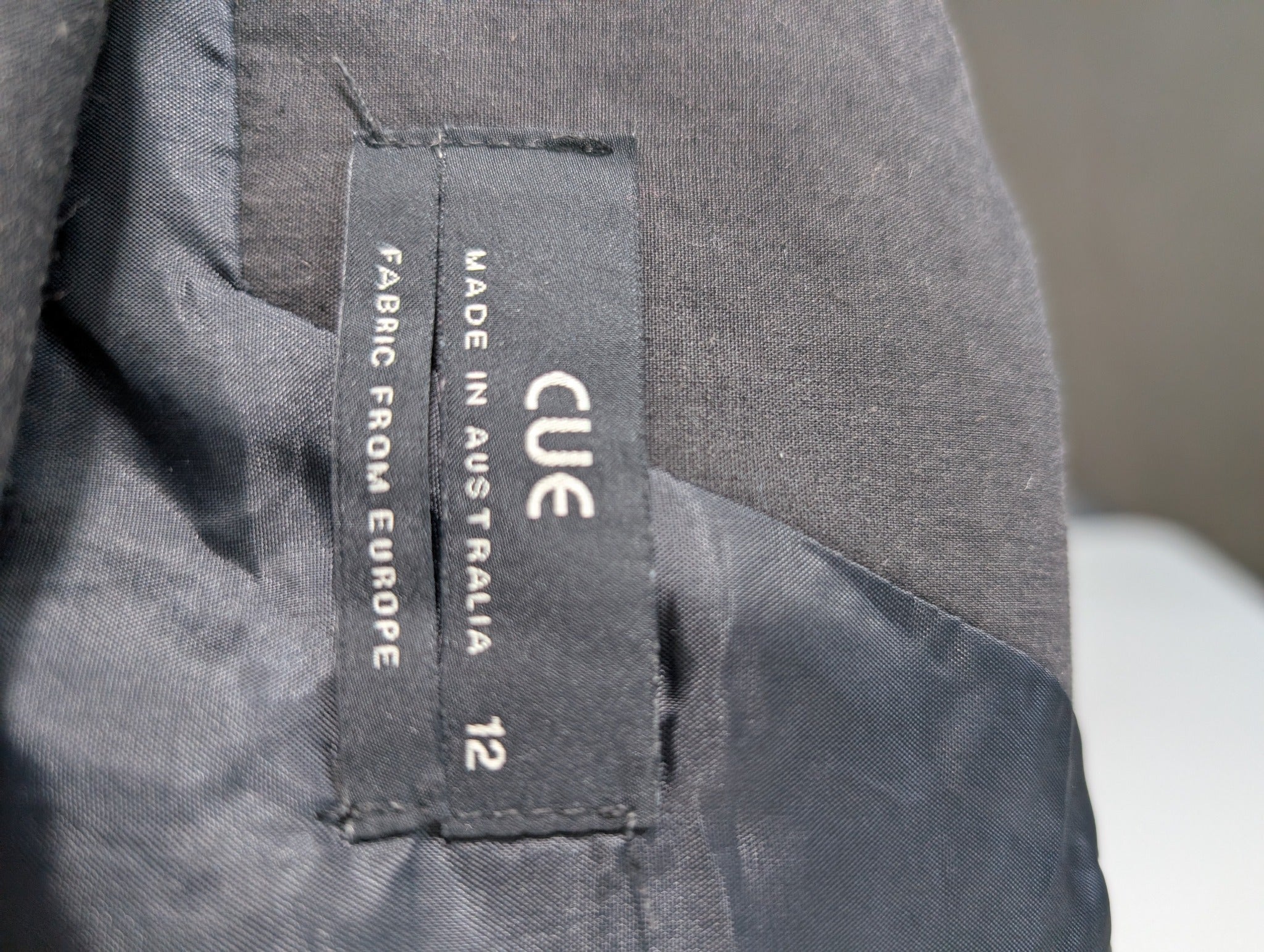 Cue Sleeveless Textured Fit and Flare Dress Grey Women's AU 12 - Image 6