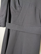 Country Road Puff Sleeve Cutout Dress Black Size 12 - Image 2